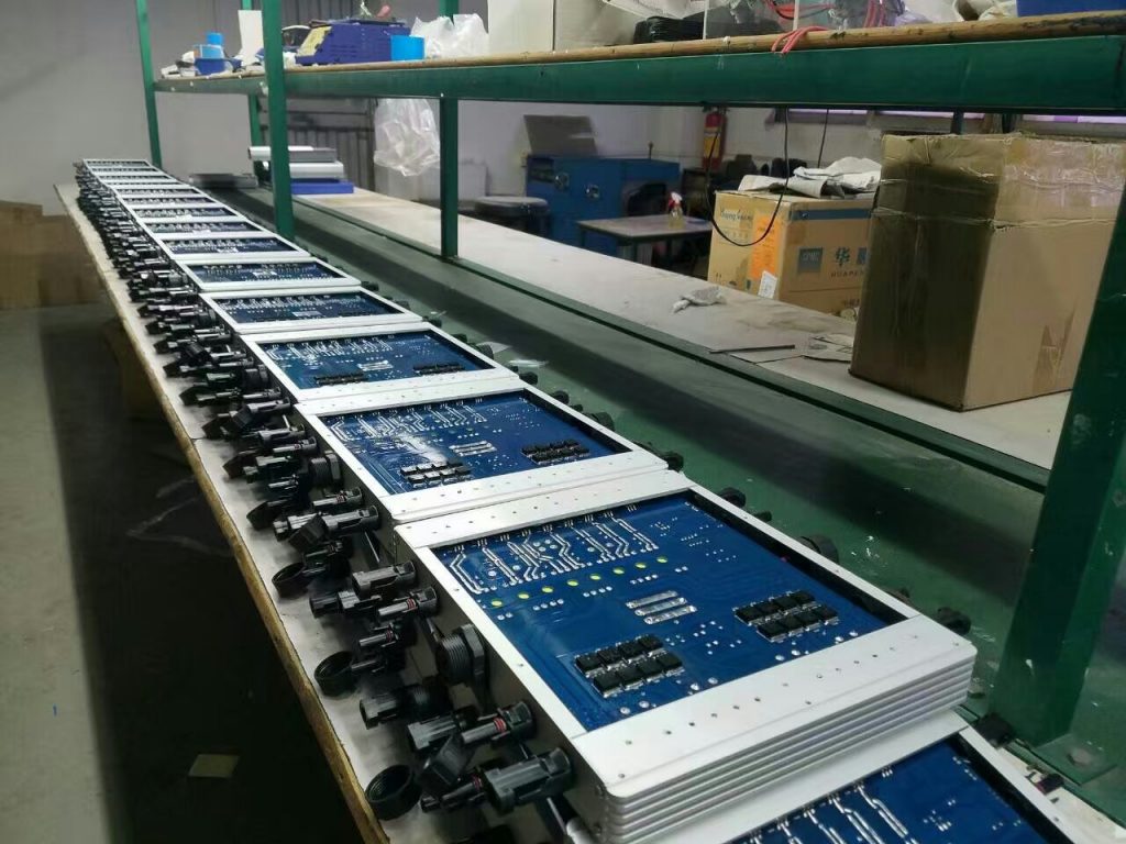 Maysun-1200W WVC micro inverters in production 